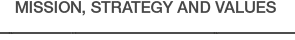 Mision, Estrategia y valores